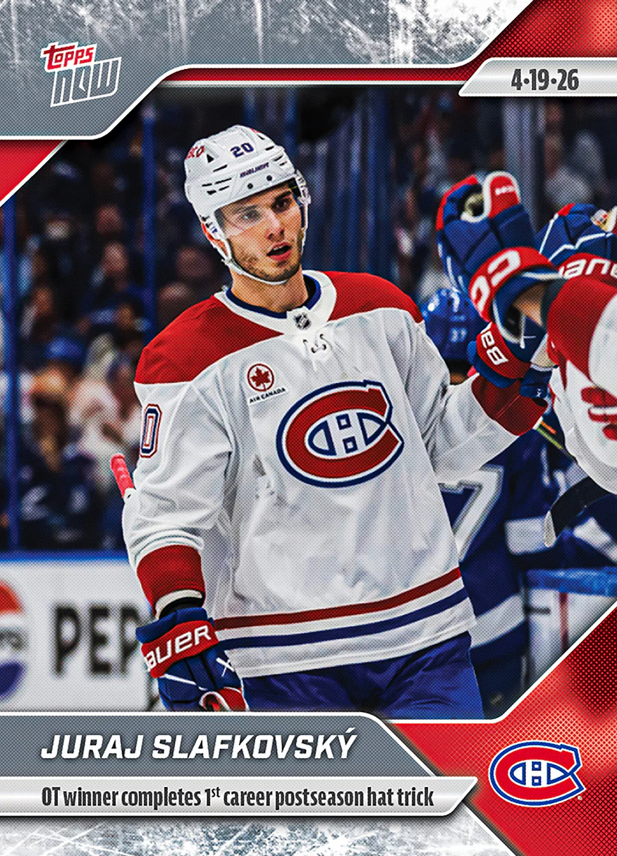 2025-26 NHL Topps NOW Stickers #151 Juraj Slafkovský