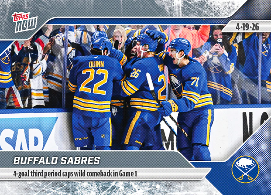 2025-26 NHL Topps NOW Stickers #152 Buffalo Sabres