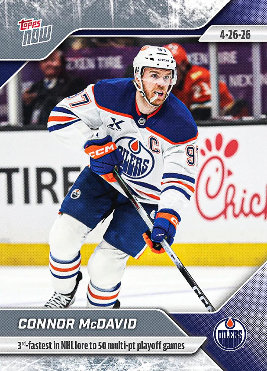 2025-26 NHL Topps NOW Stickers #159 Connor McDavid