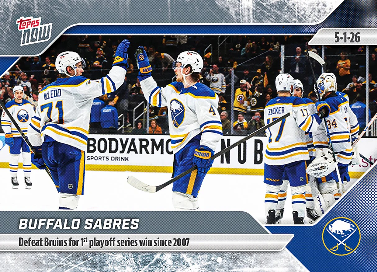 2025-26 NHL Topps NOW Stickers #163 Buffalo Sabres