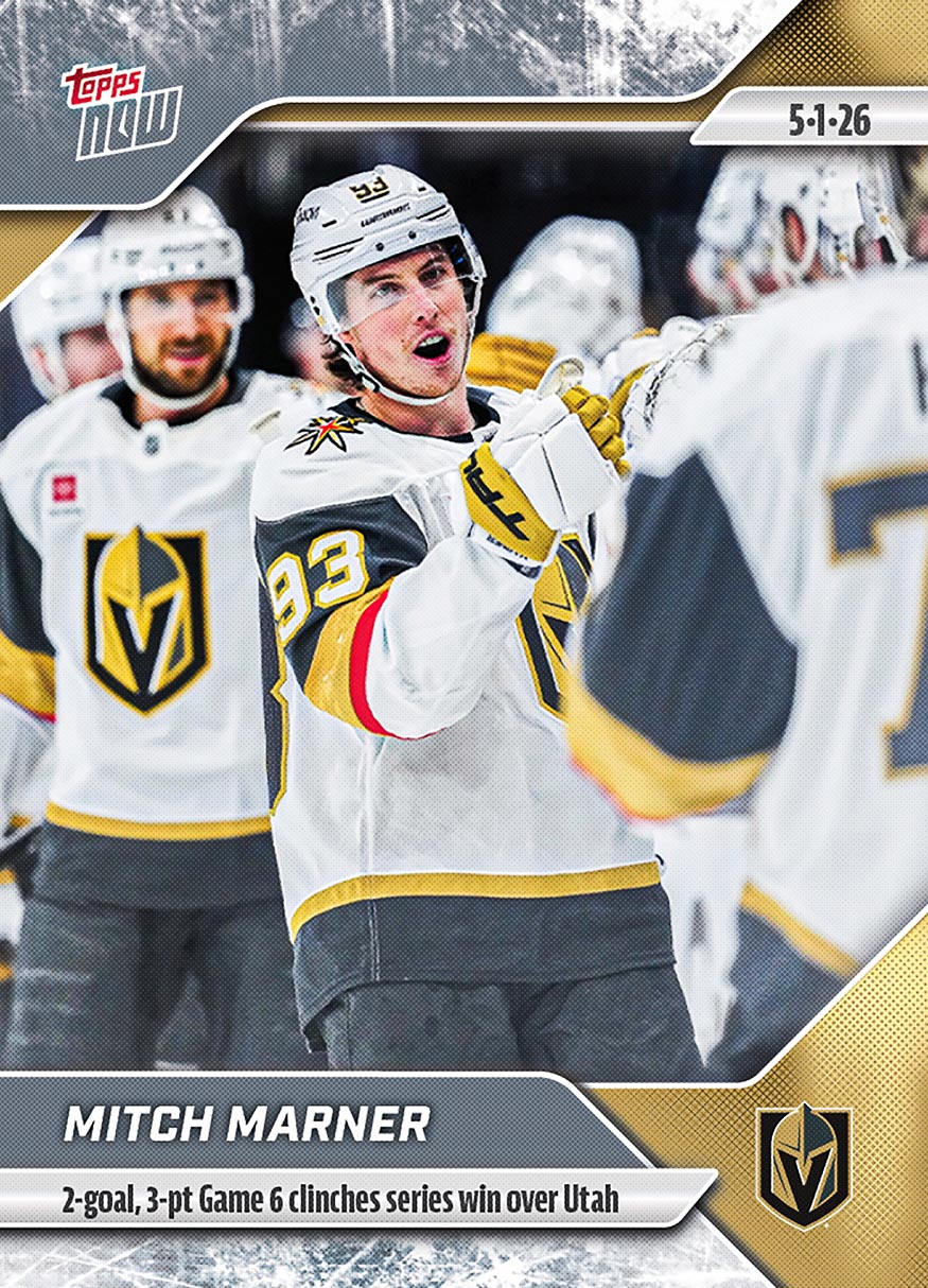 2025-26 NHL Topps NOW Stickers #164 Mitch Marner
