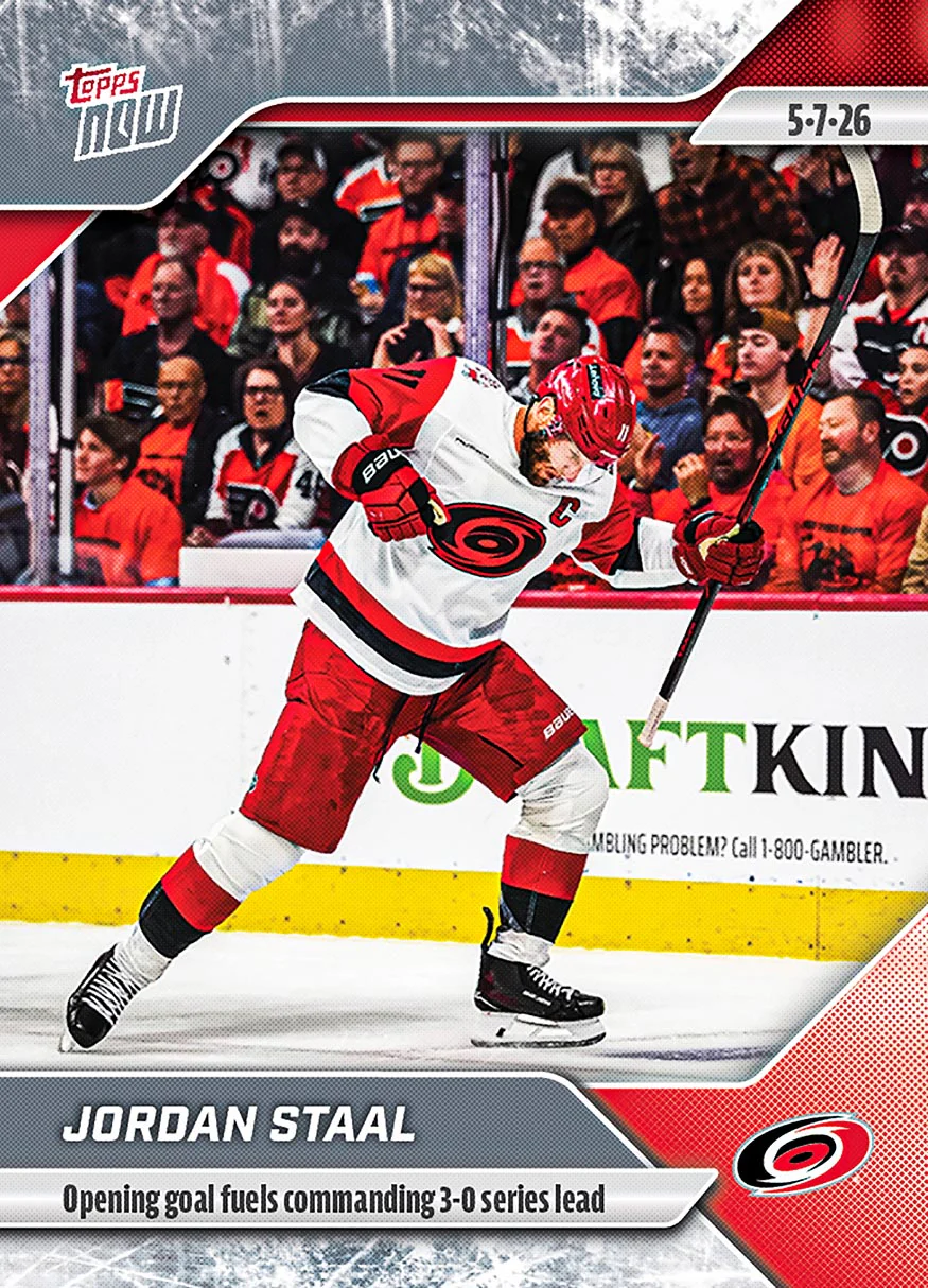 2025-26 NHL Topps NOW Stickers #168 Jordan Staal
