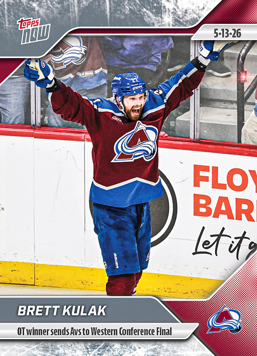 2025-26 NHL Topps NOW Stickers #172 Brett Kulak