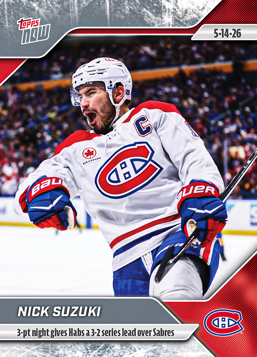 2025-26 NHL Topps NOW Stickers #173 Nick Suzuki