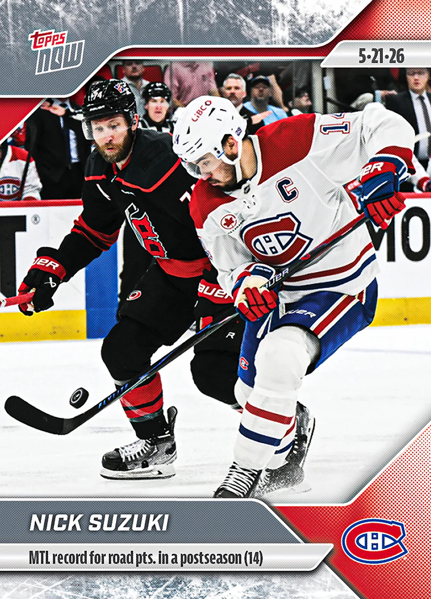 2025-26 NHL Topps NOW Stickers #180 Nick Suzuki