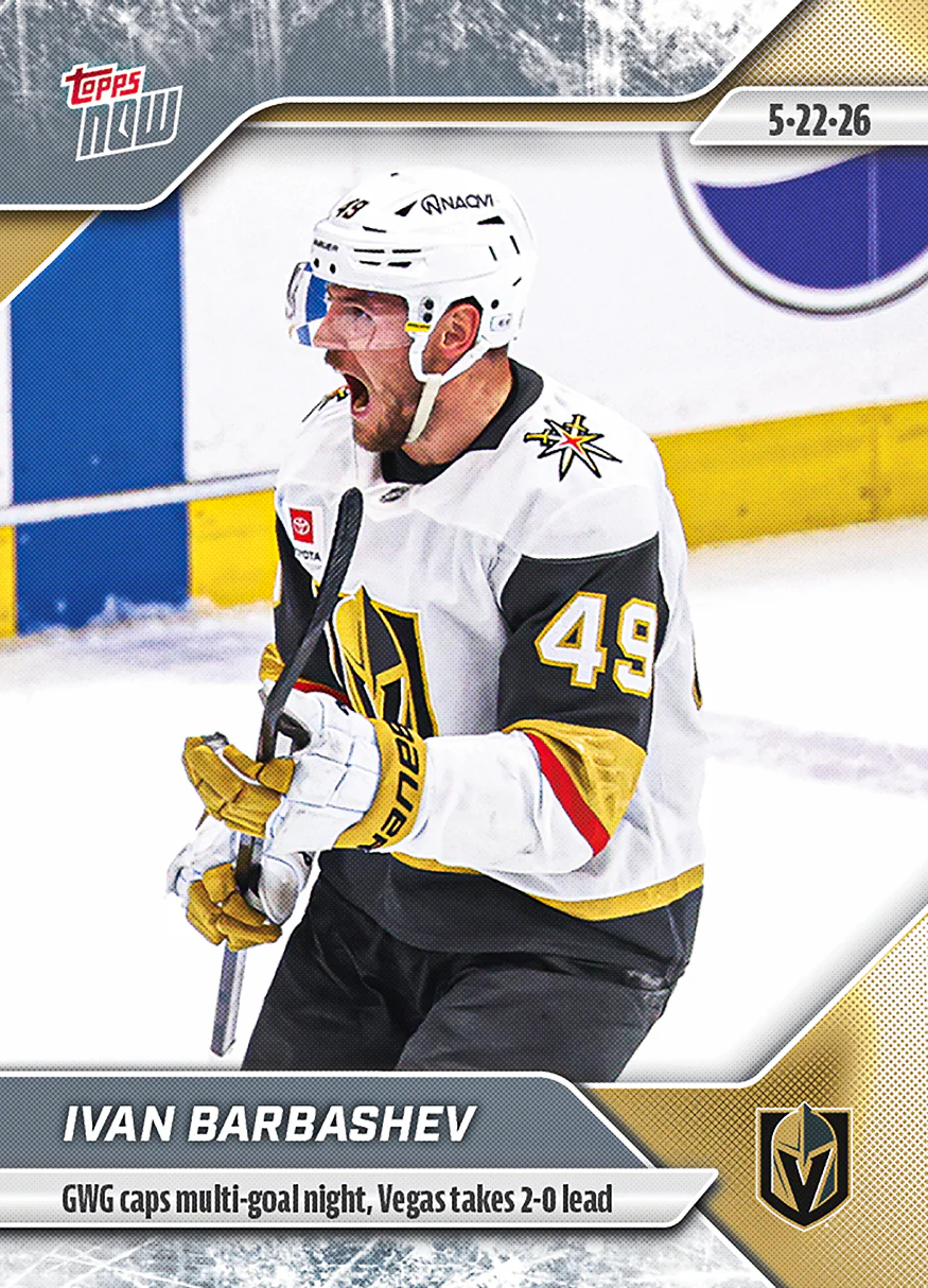 2025-26 NHL Topps NOW Stickers #182 Ivan Barbashev