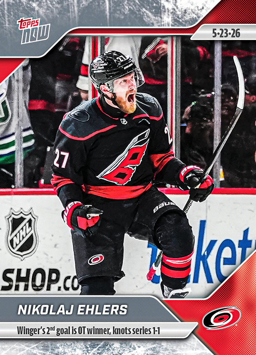 2025-26 NHL Topps NOW Stickers #183 Nikolaj Ehlers