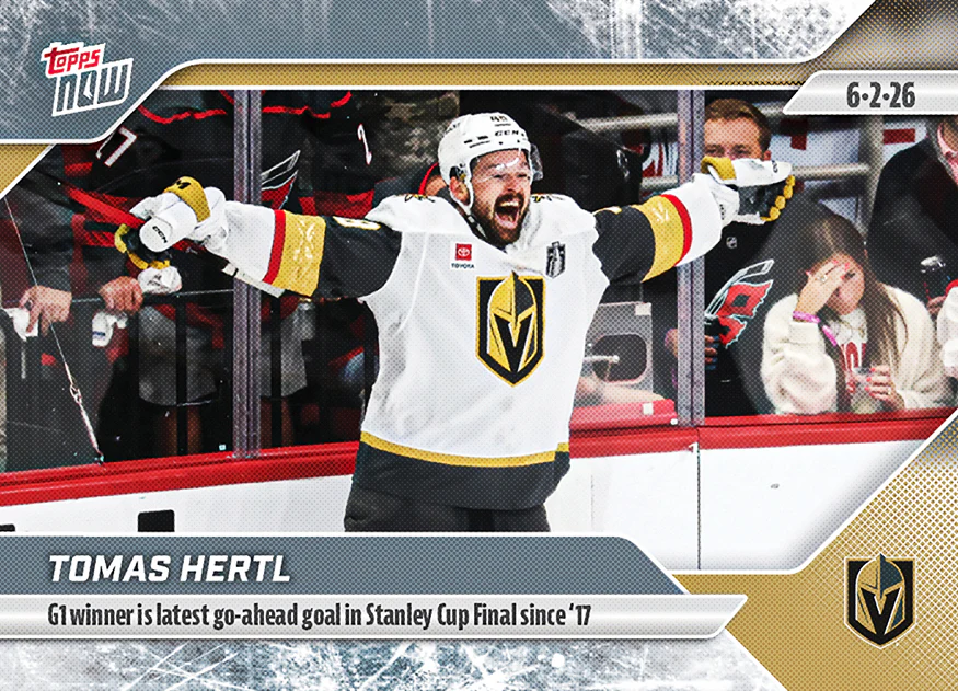 2025-26 NHL Topps NOW Stickers #188 Tomas Hertl