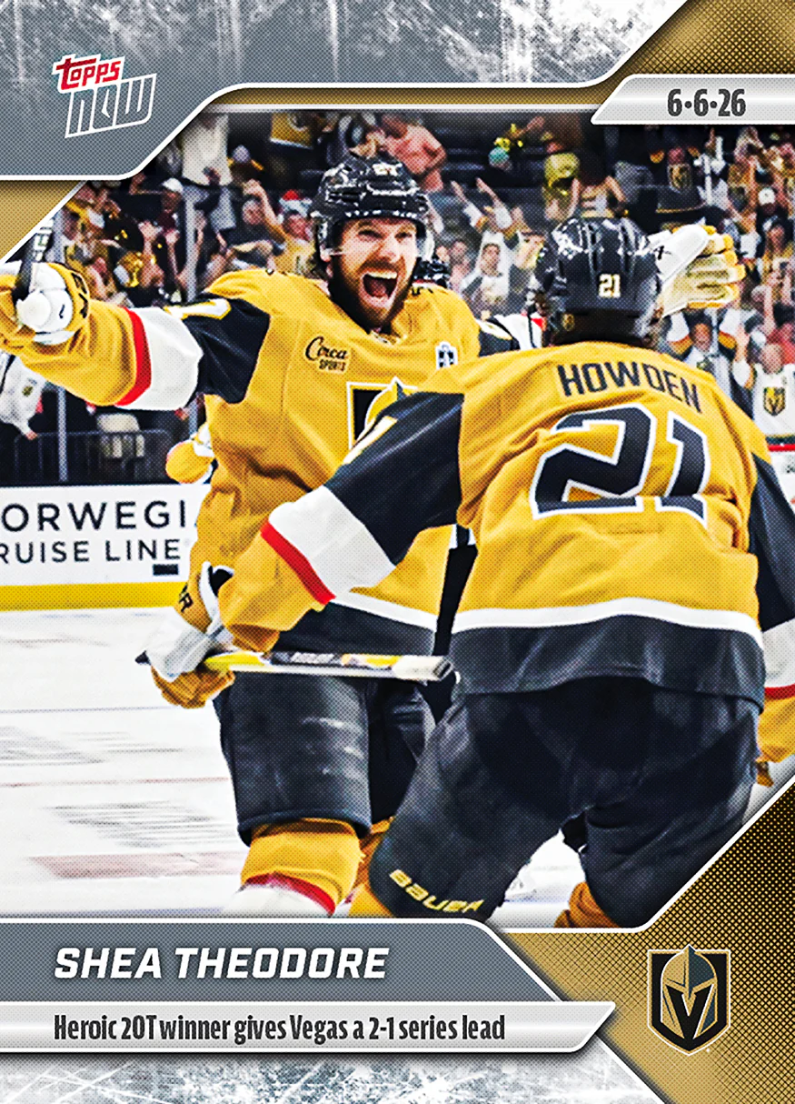 2025-26 NHL Topps NOW Stickers #194 Shea Theodore