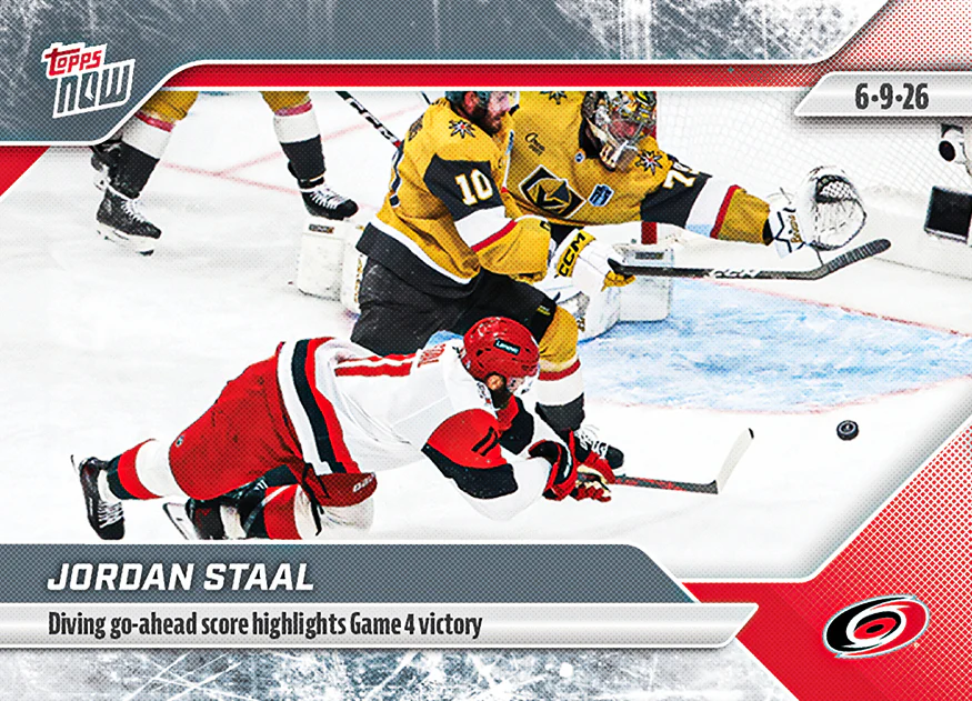 2025-26 NHL Topps NOW Stickers #196 Jordan Staal