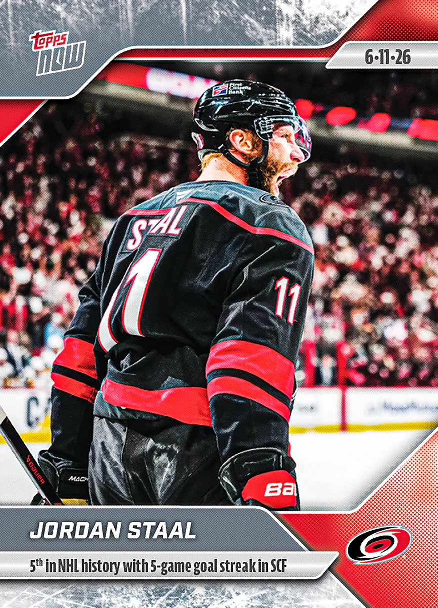 2025-26 NHL Topps NOW Stickers #197 Jordan Staal