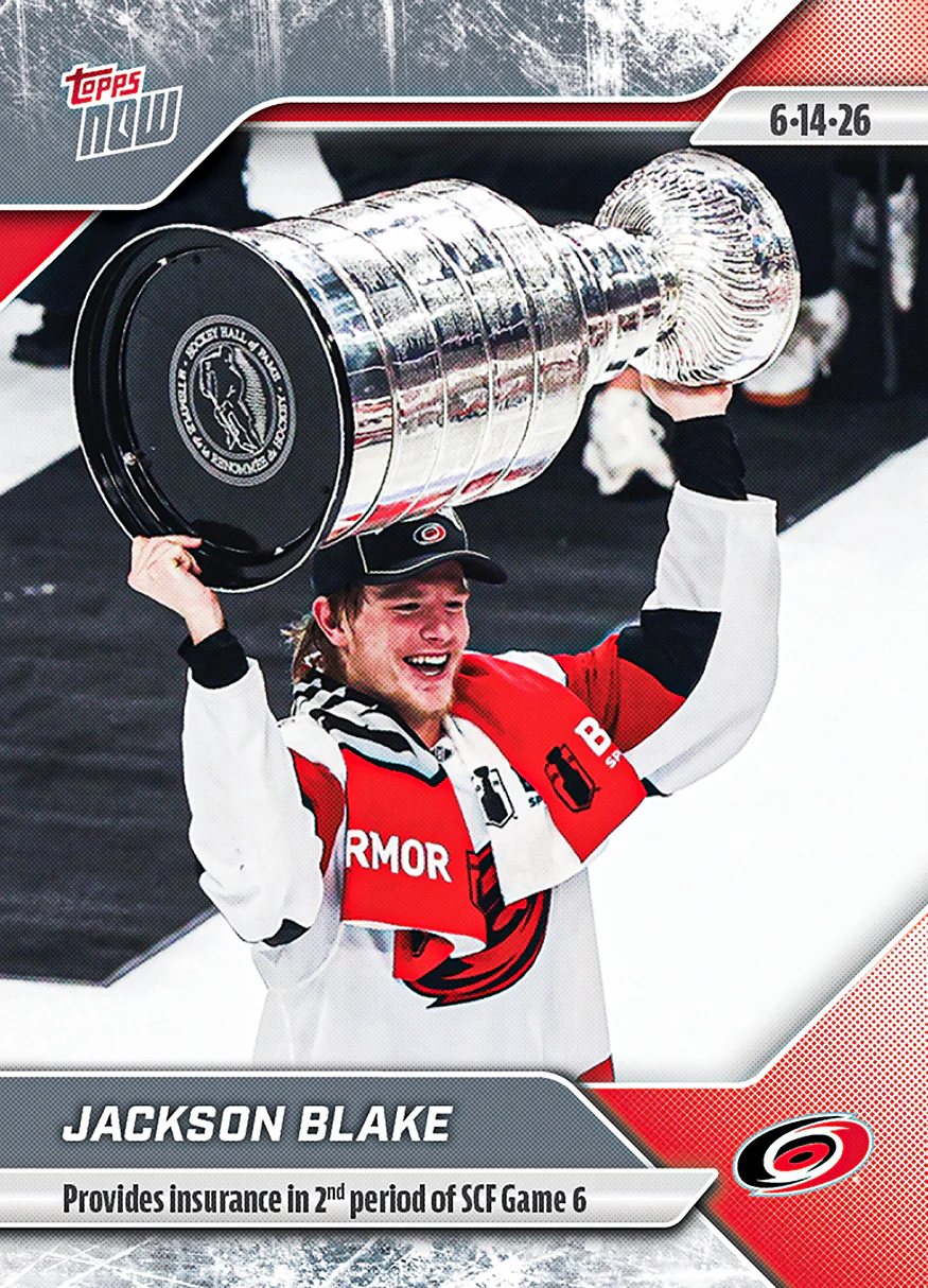 2025-26 NHL Topps NOW Stickers #200 Jackson Blake