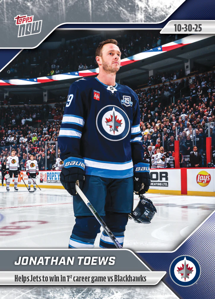 2025-26 NHL Topps NOW Stickers #24 Jonathan Toews