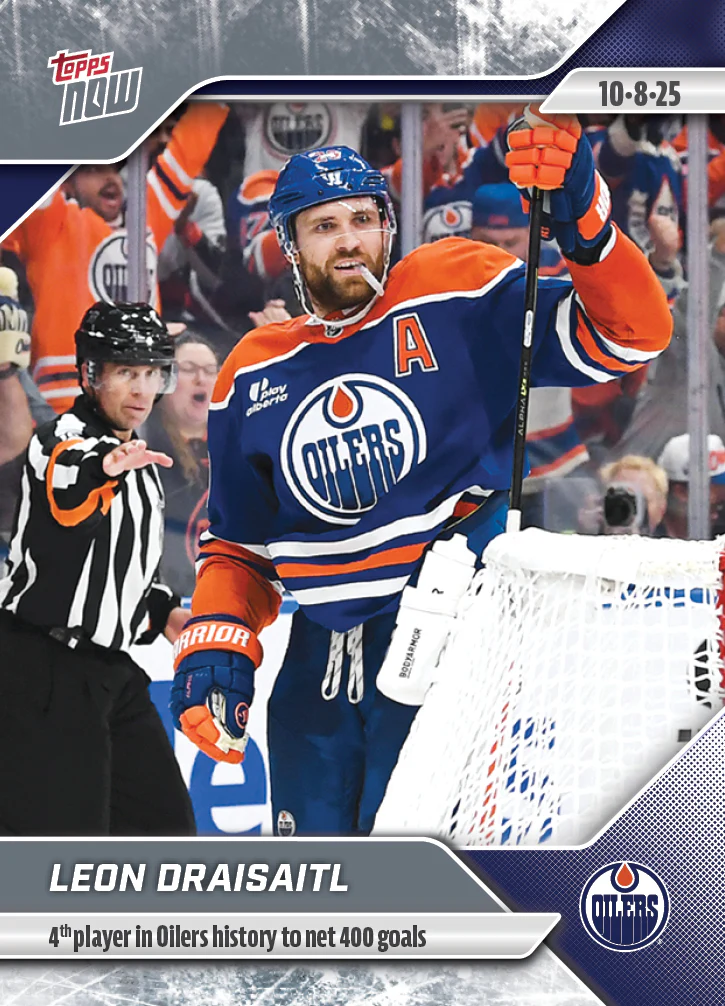 2025-26 NHL Topps NOW Stickers #3 Leon Draisaitl