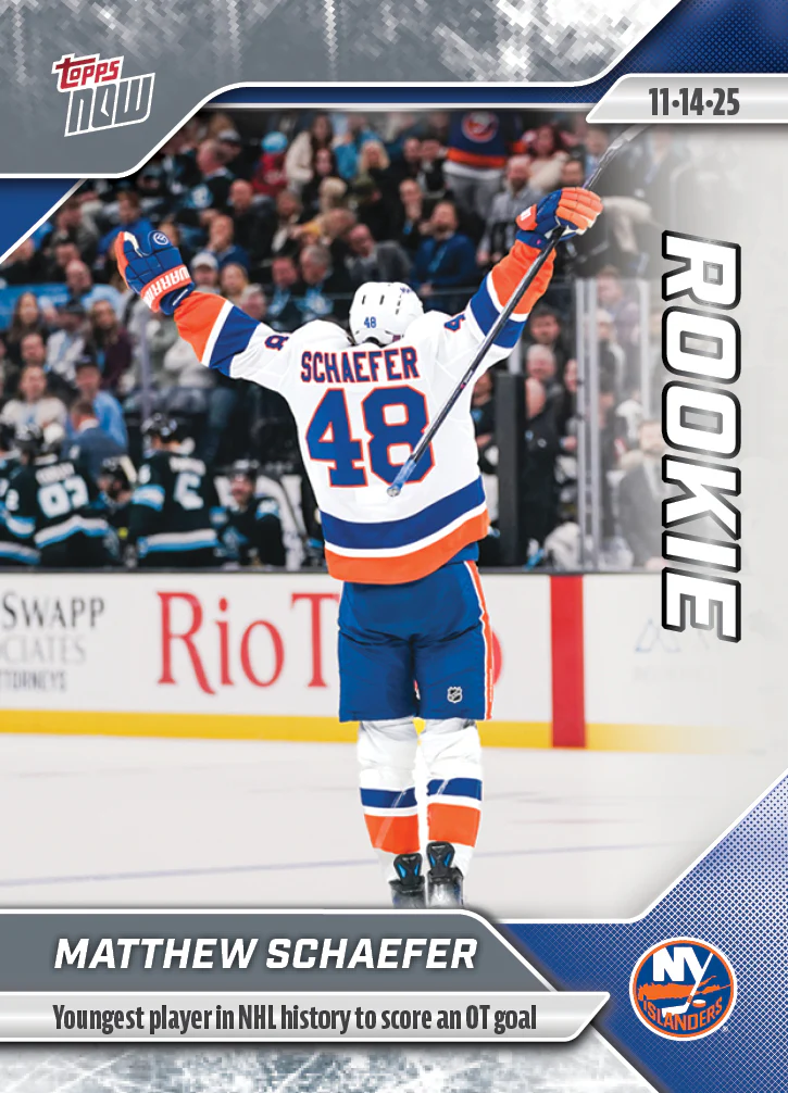 2025-26 NHL Topps NOW Stickers #37 Matthew Schaefer
