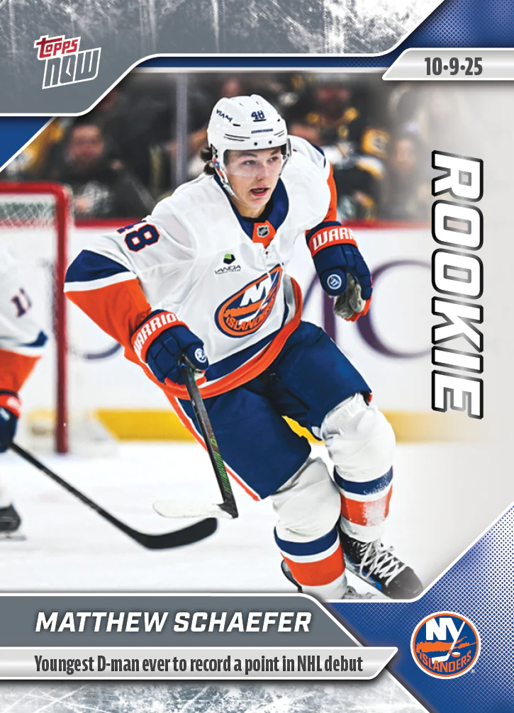 2025-26 NHL Topps NOW Stickers #5 Matthew Schaefer