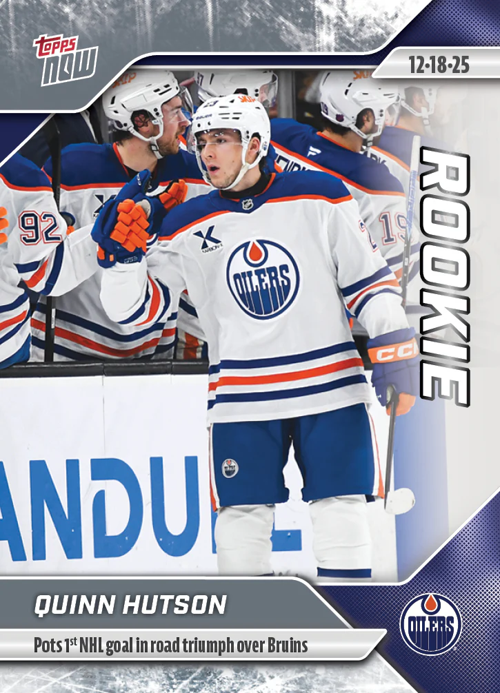 2025-26 NHL Topps NOW Stickers #65 Quinn Hutson