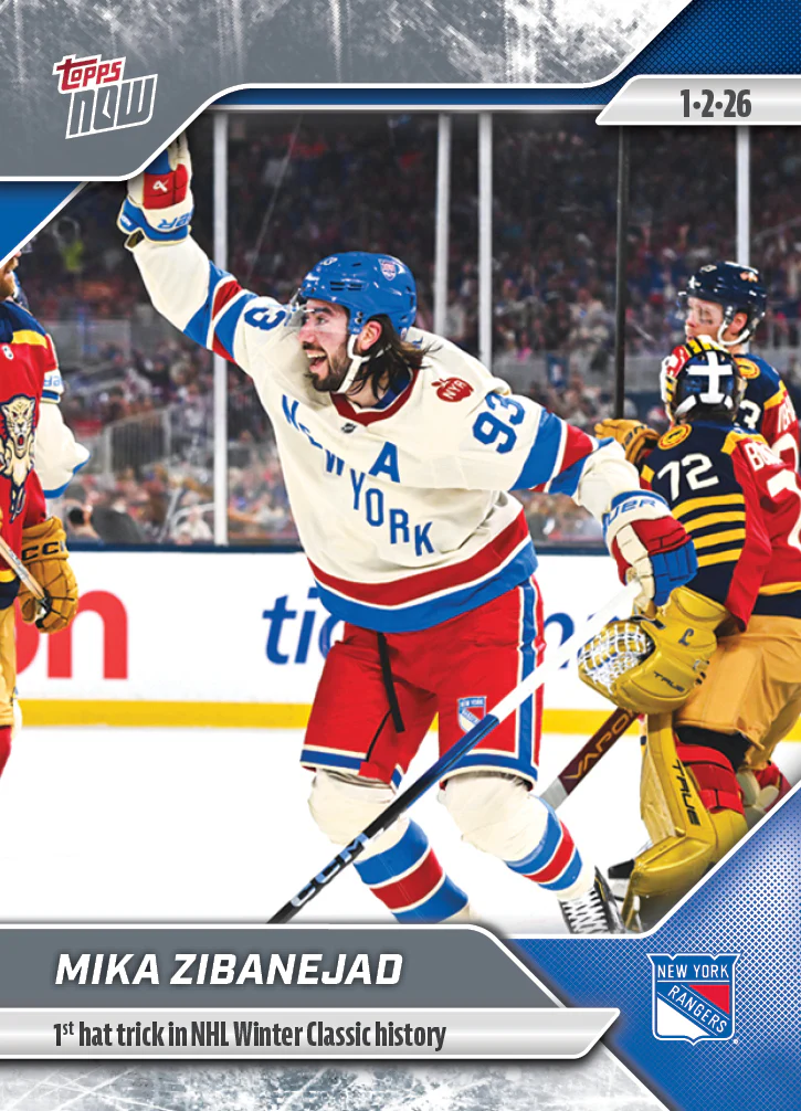 2025-26 NHL Topps NOW Stickers #79 Mika Zibanejad