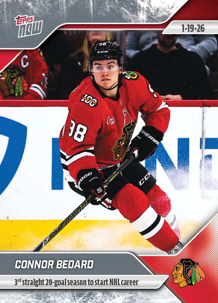2025-26 NHL Topps NOW Stickers #94 Connor Bedard