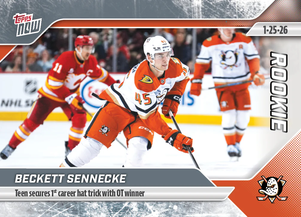 2025-26 NHL Topps NOW Stickers #99 Beckett Sennecke