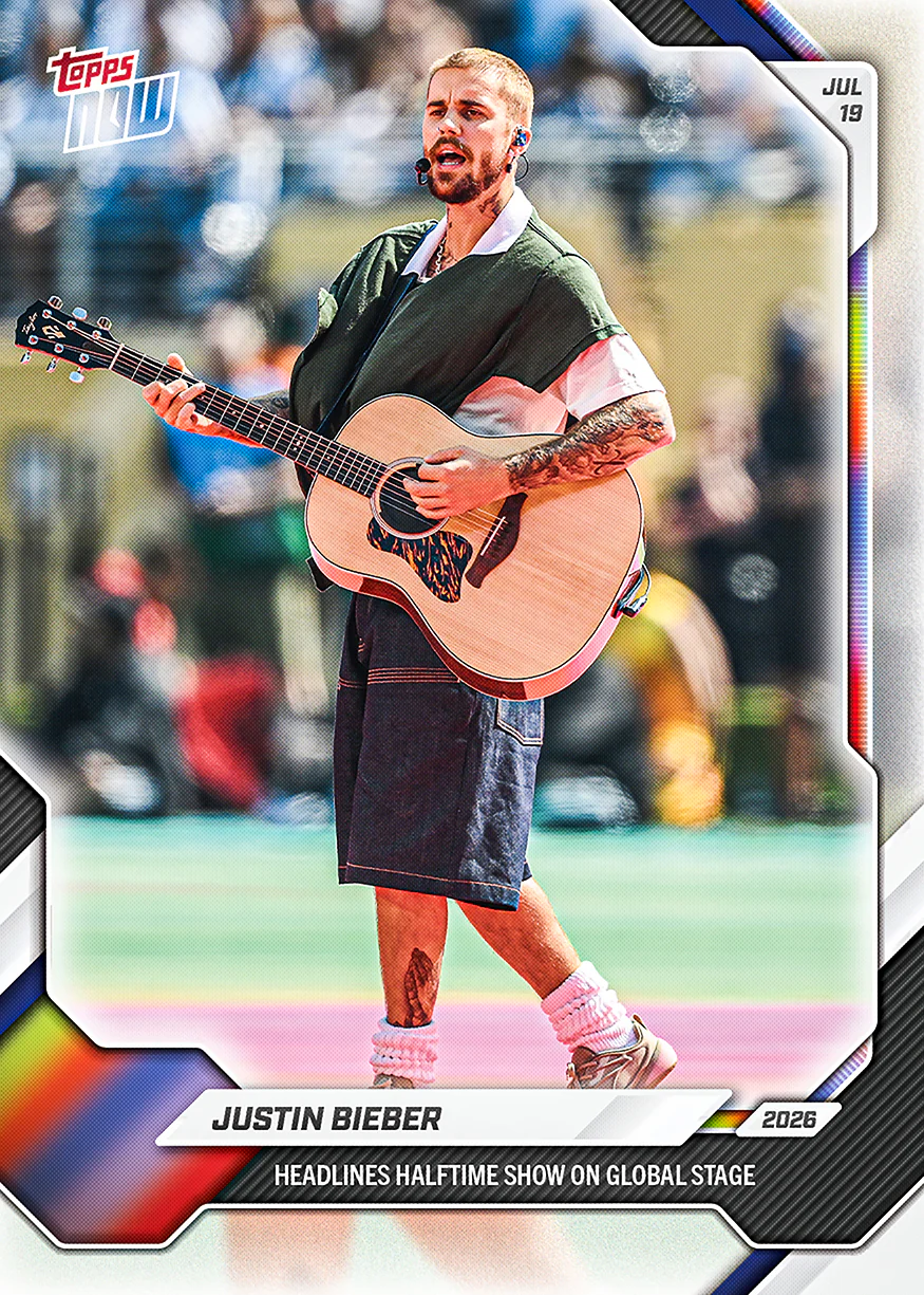 Pop Culture 2026 #JB01 Justin Bieber