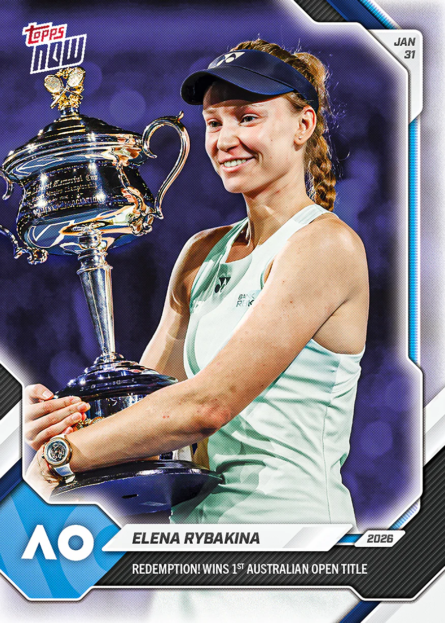 2026 Tennis Topps NOW #10 Elena Rybakina