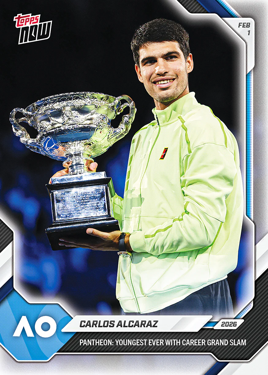 2026 Tennis Topps NOW #11 Carlos Alcaraz