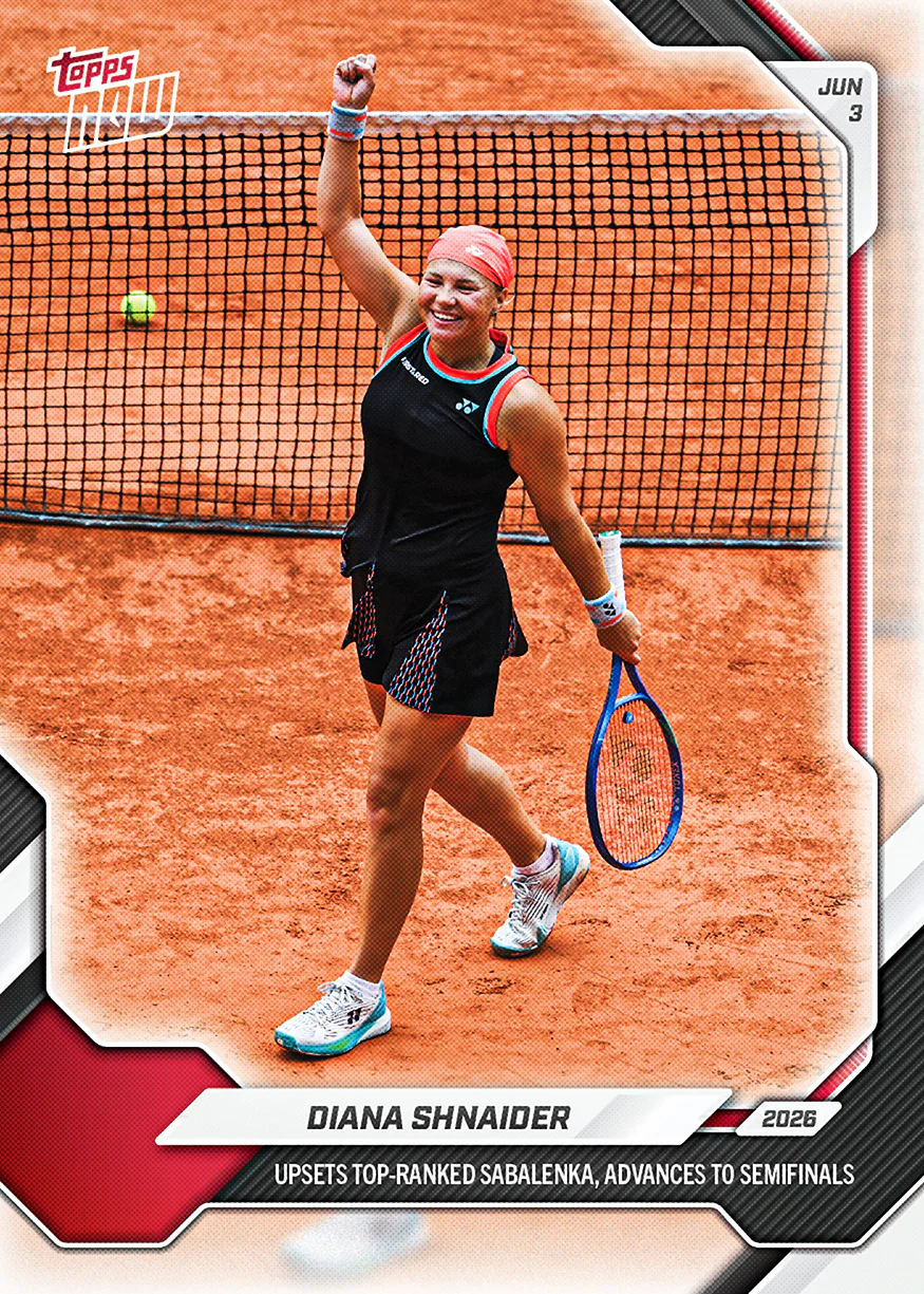 2026 Tennis Topps NOW #16 Diana Shnaider