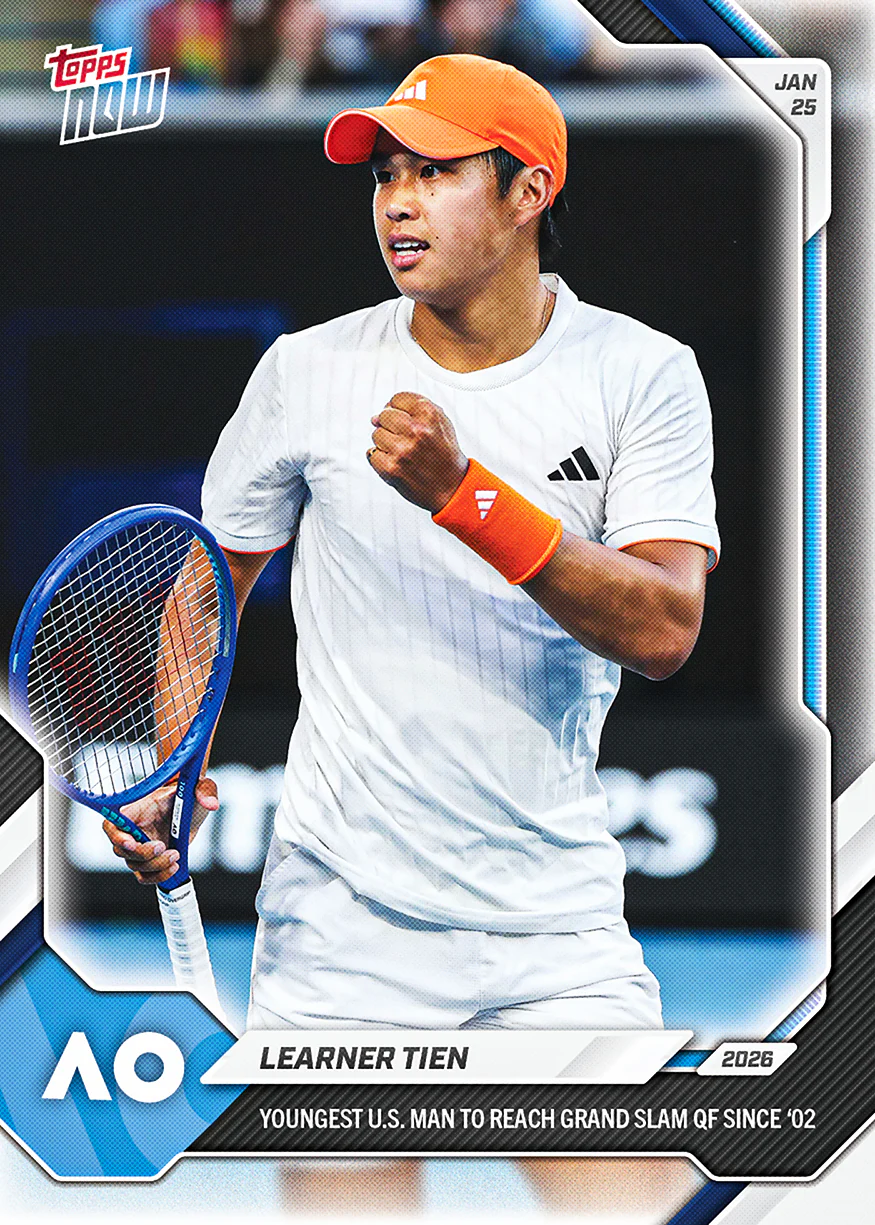 2026 Tennis Topps NOW #3 Learner Tien