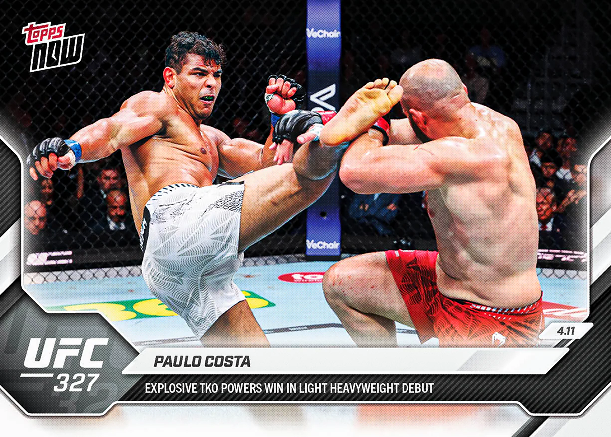 2026 UFC Topps NOW #13 Paulo Costa