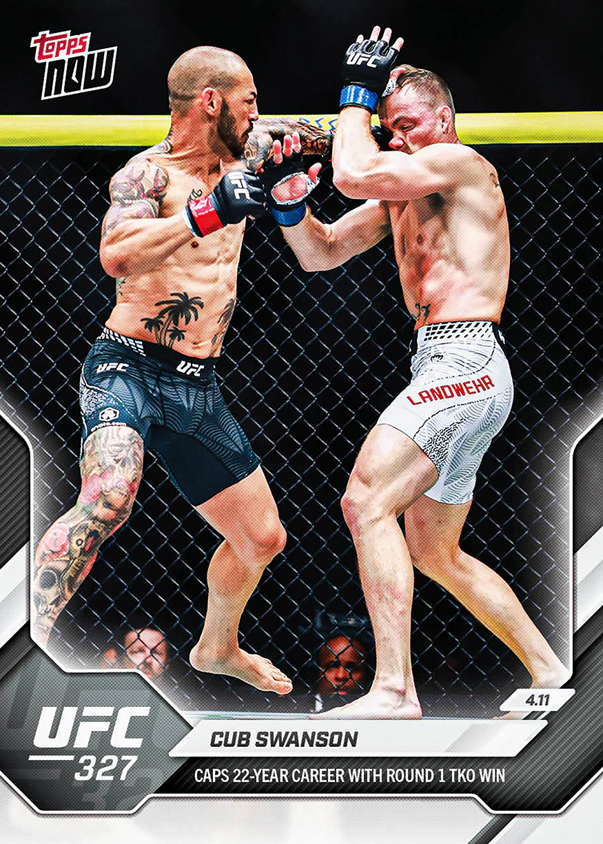 2026 UFC Topps NOW #14 Cub Swanson