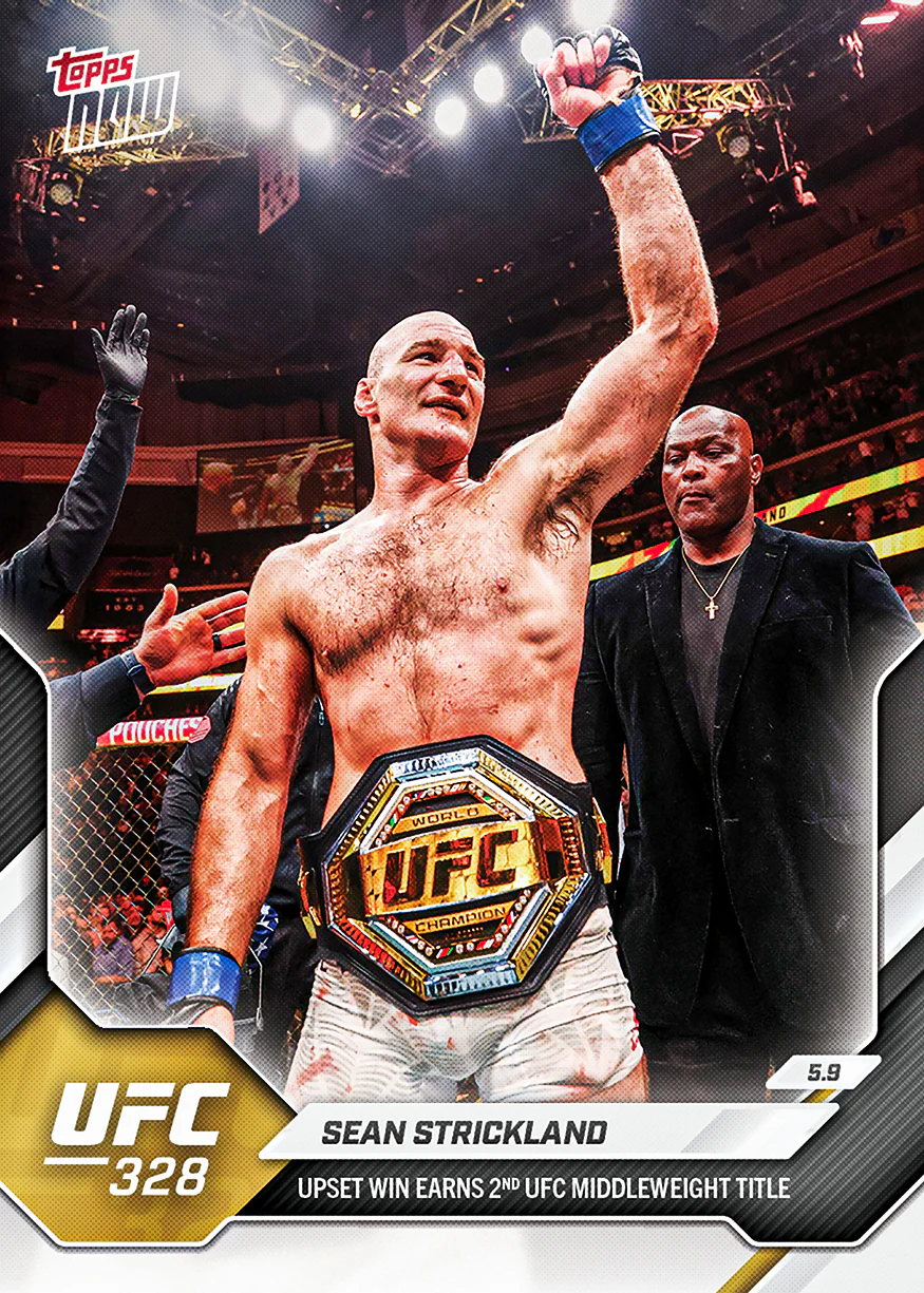 2026 UFC Topps NOW #15 Sean Strickland