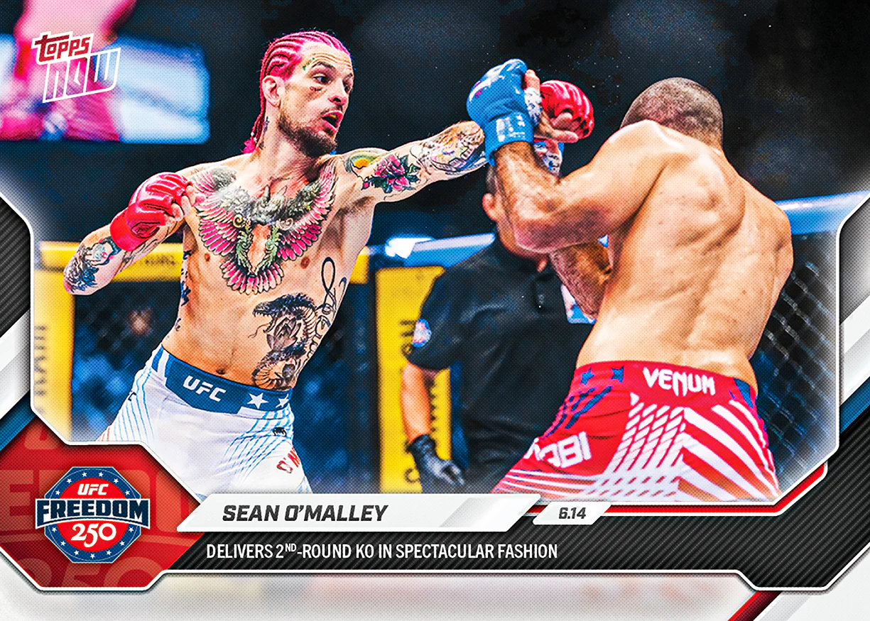 2026 UFC Topps NOW #20 Sean O'Malley