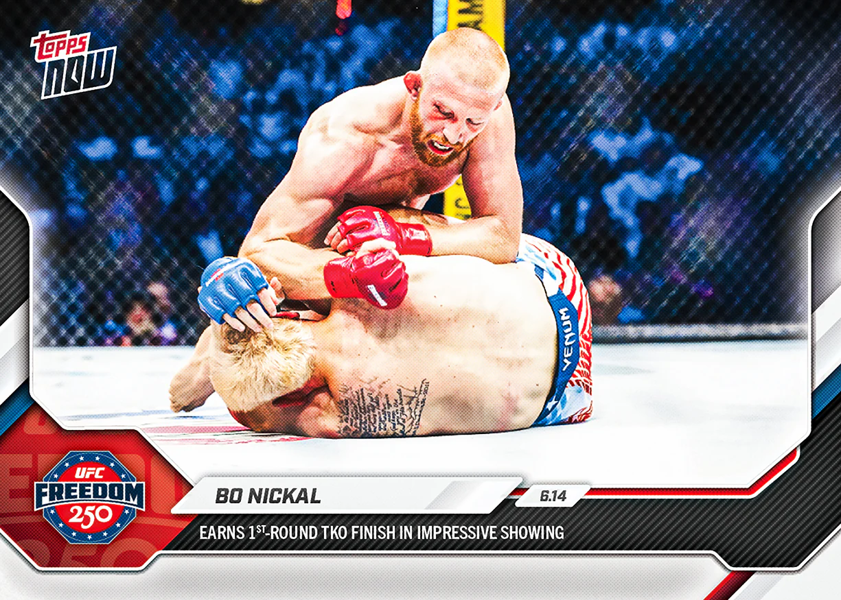 2026 UFC Topps NOW #22 Bo Nickal