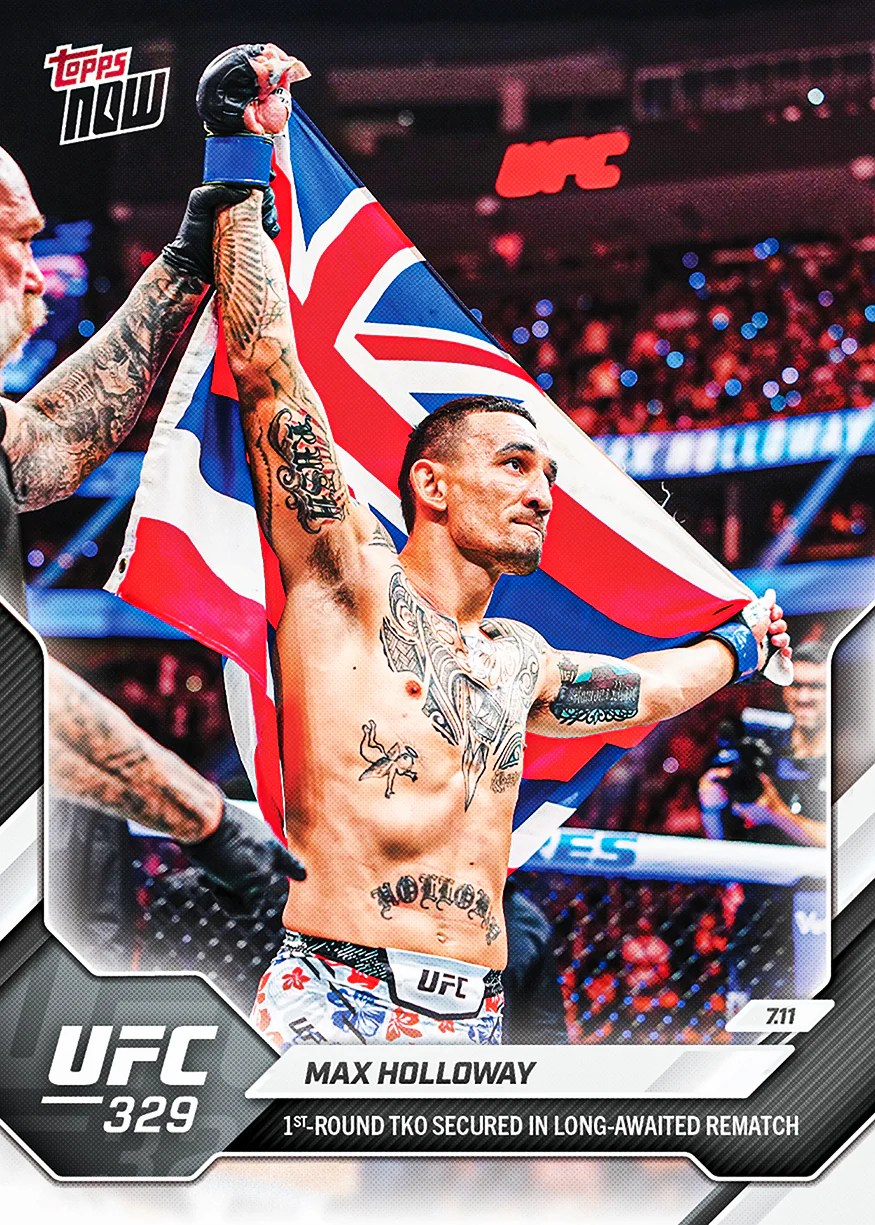 2026 UFC Topps NOW #25 Max Holloway