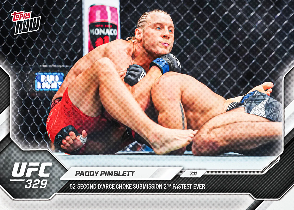 2026 UFC Topps NOW #26 Paddy Pimblett