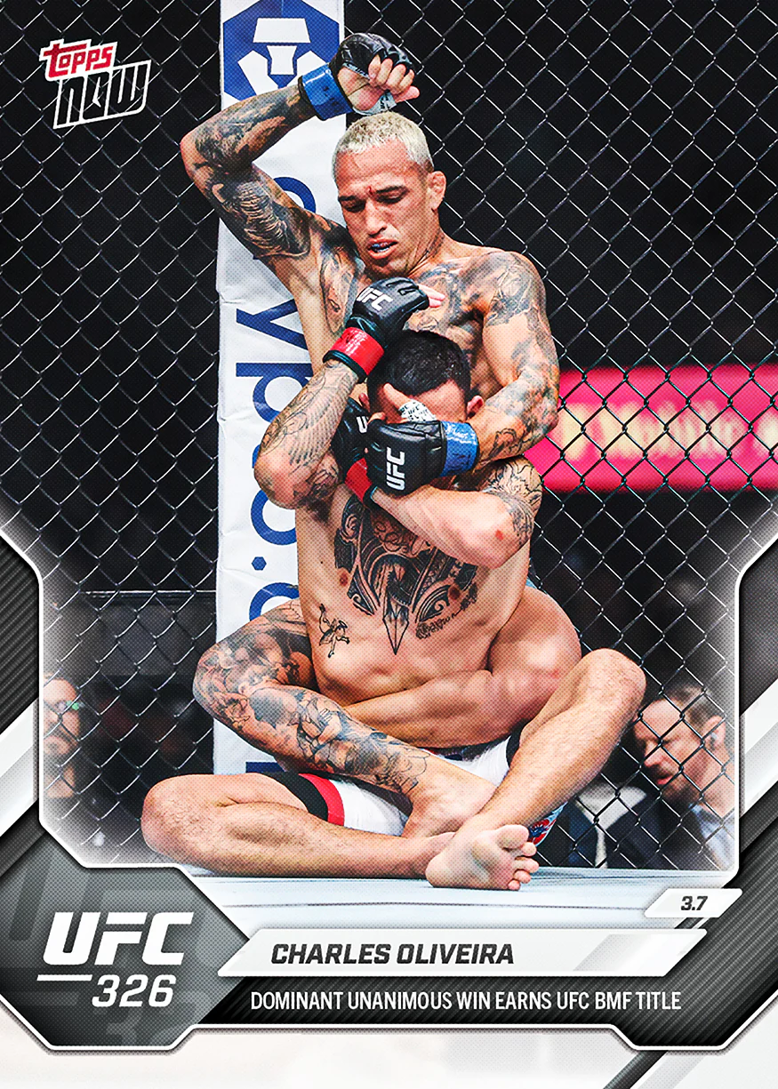 2026 UFC Topps NOW #8 Charles Oliveira