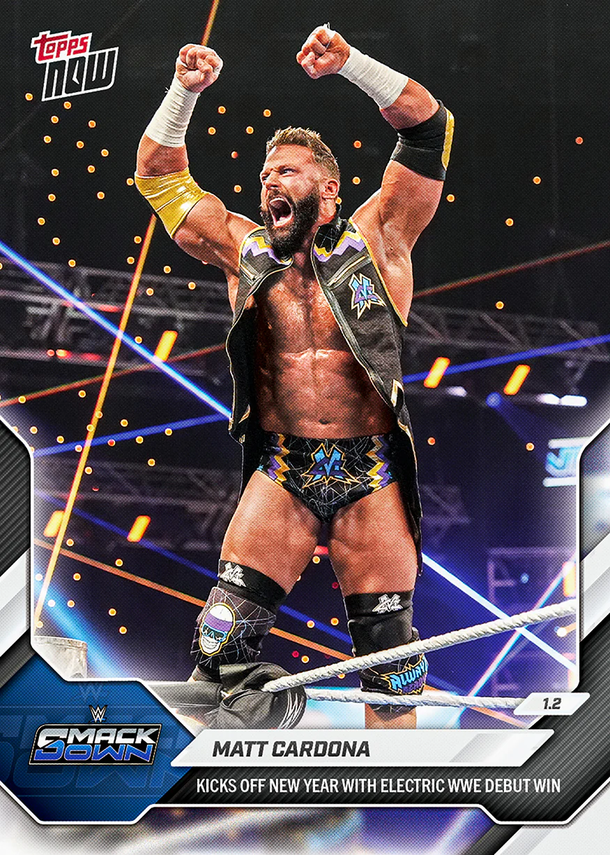 2026 WWE Topps NOW #1 Matt Cardona