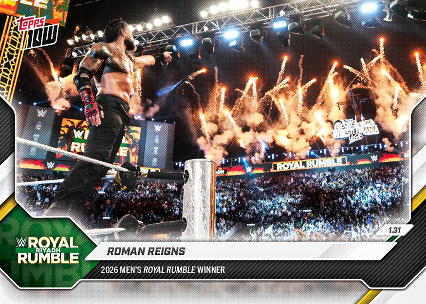 2026 WWE Topps NOW #12 Roman Reigns