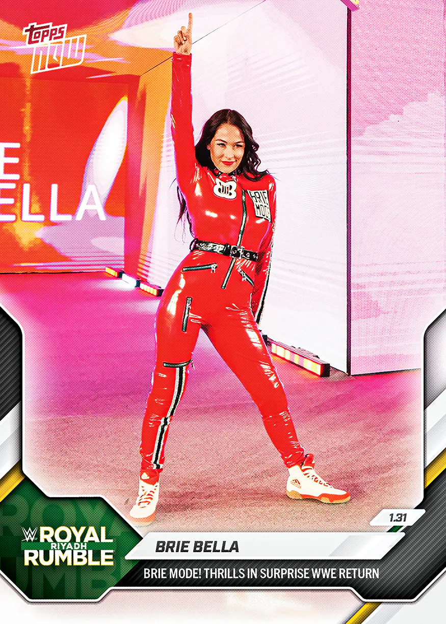 2026 WWE Topps NOW #15 Brie Bella