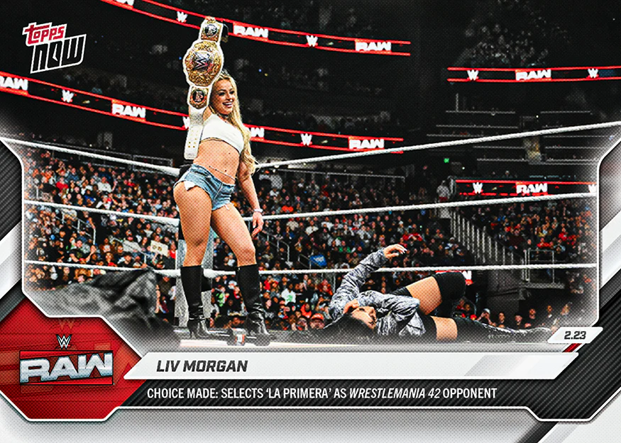 2026 WWE Topps NOW #17 Liv Morgan