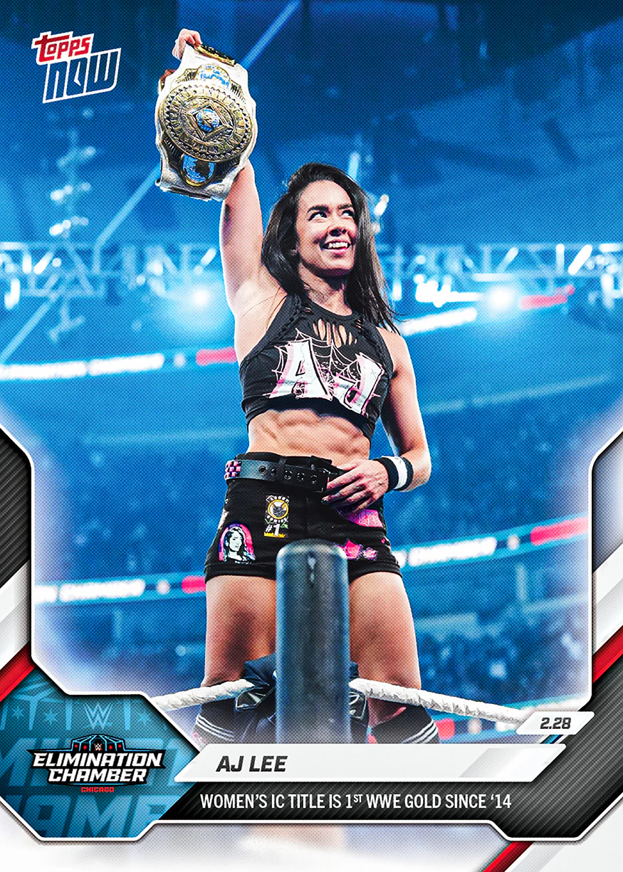 2026 WWE Topps NOW #27 AJ Lee