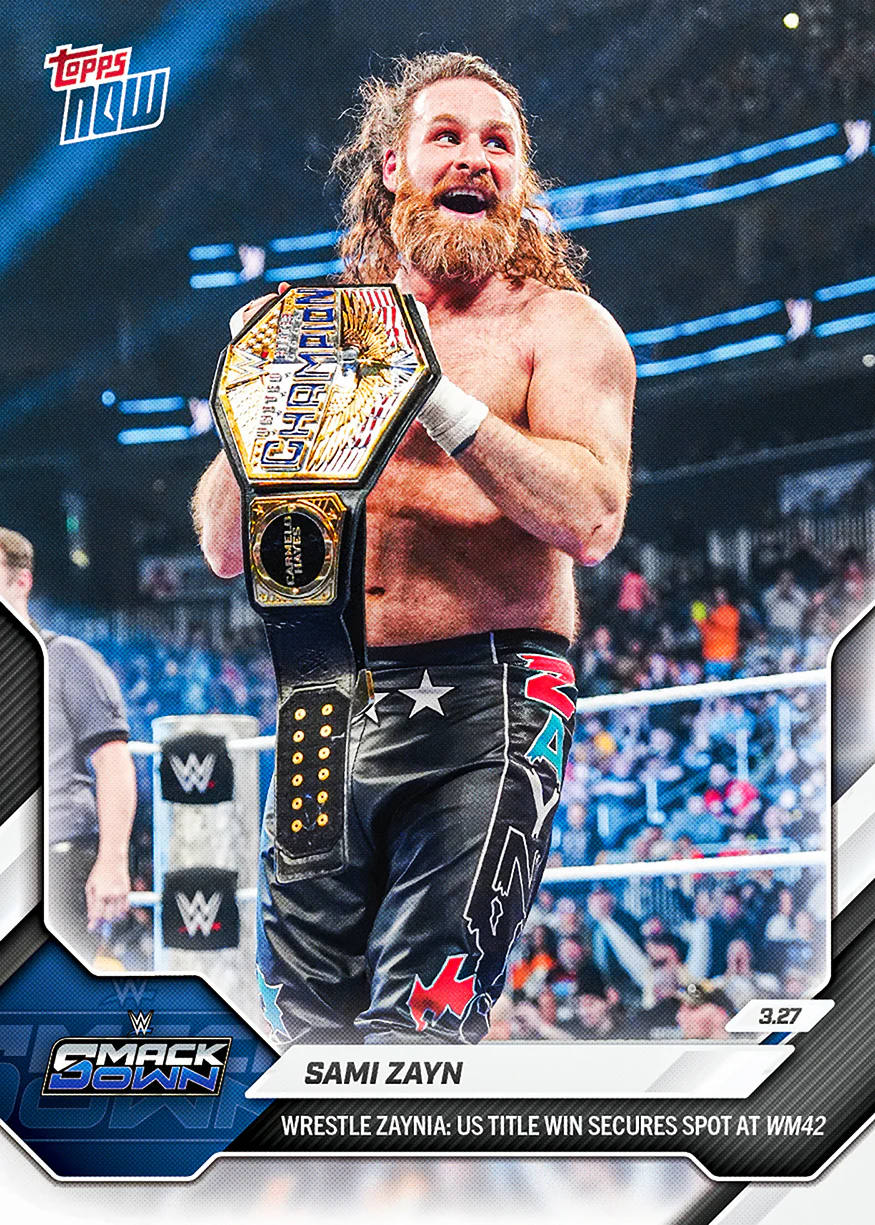 2026 WWE Topps NOW #33 Sami Zayn