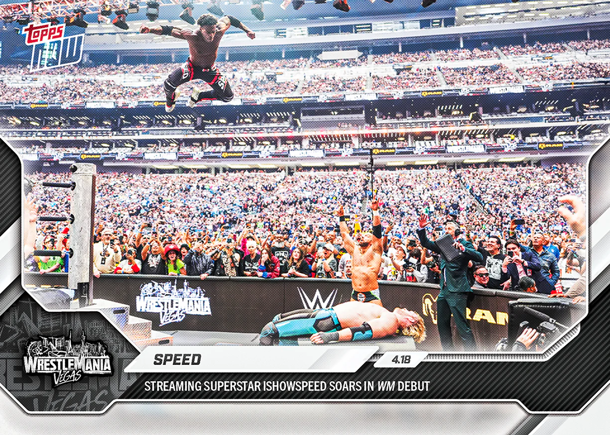 2026 WWE Topps NOW #43 Speed