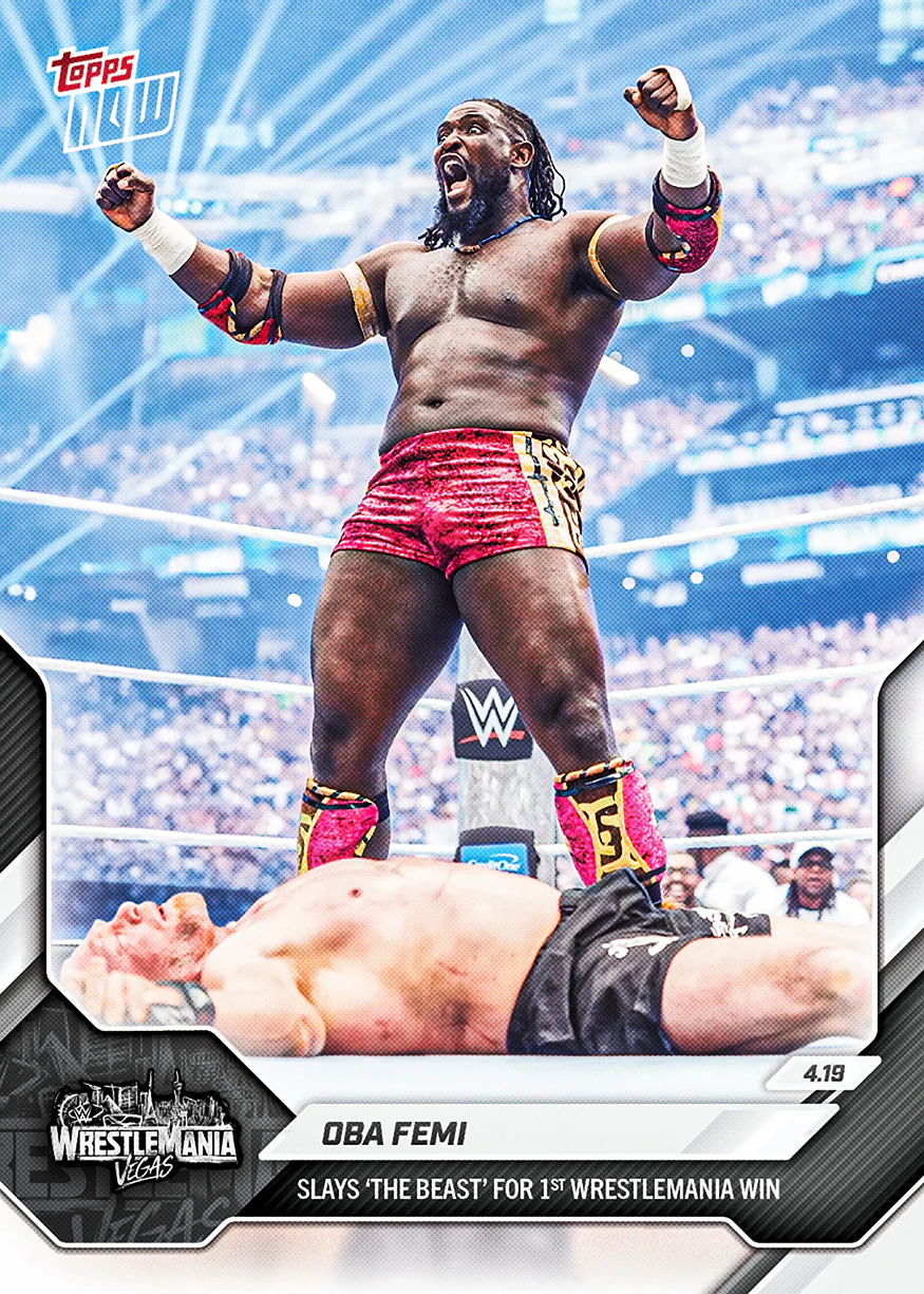 2026 WWE Topps NOW #44 Oba Femi
