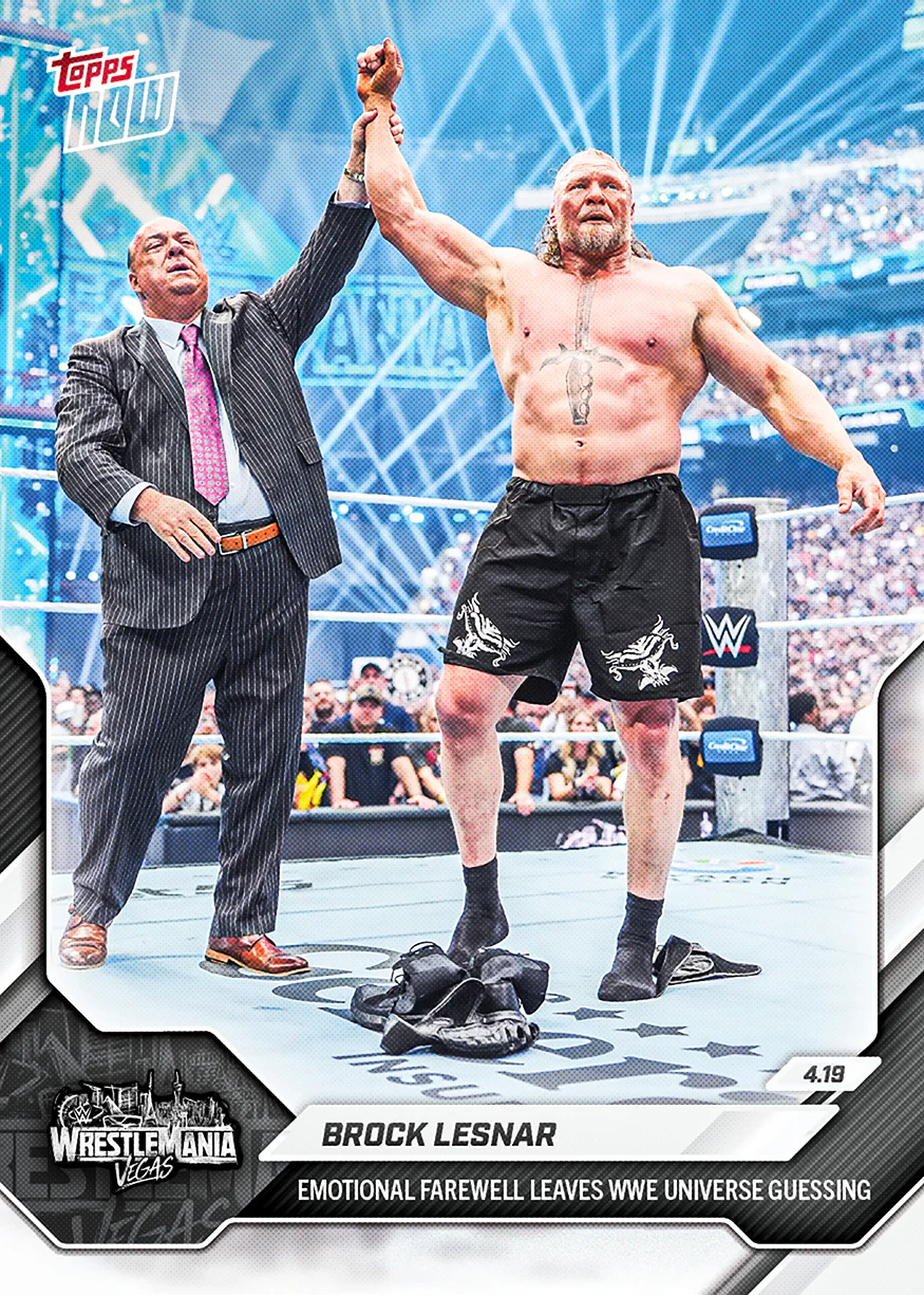 2026 WWE Topps NOW #45 Brock Lesnar