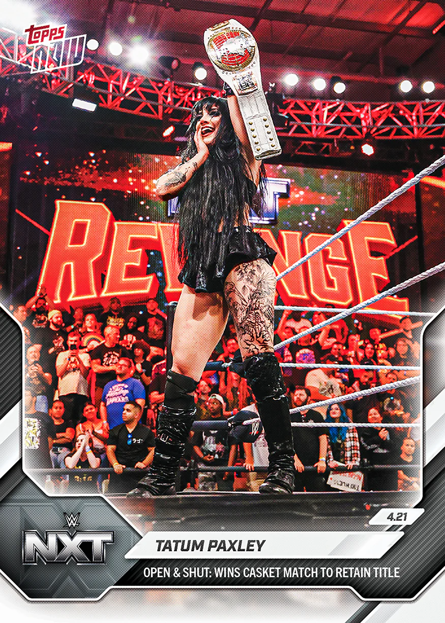2026 WWE Topps NOW #52 Tatum Paxley