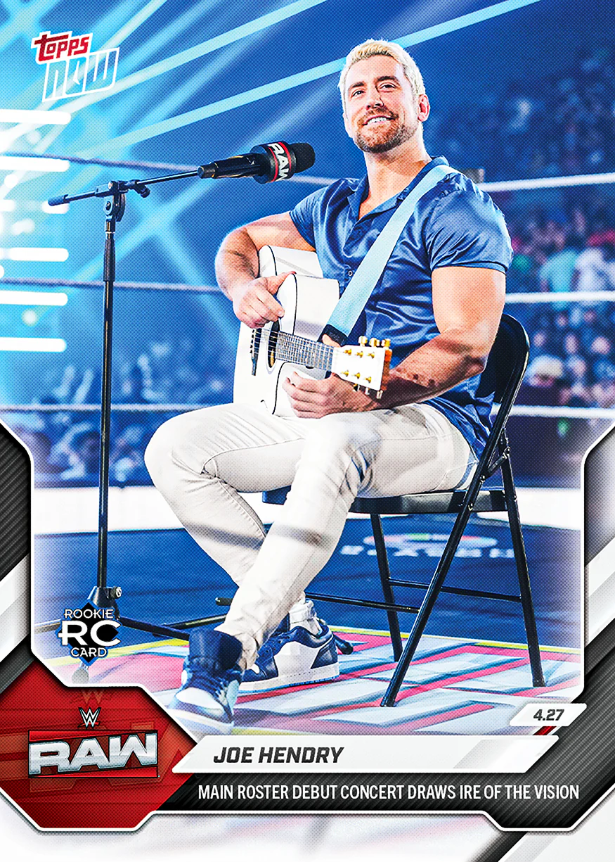 2026 WWE Topps NOW #54 Joe Hendry