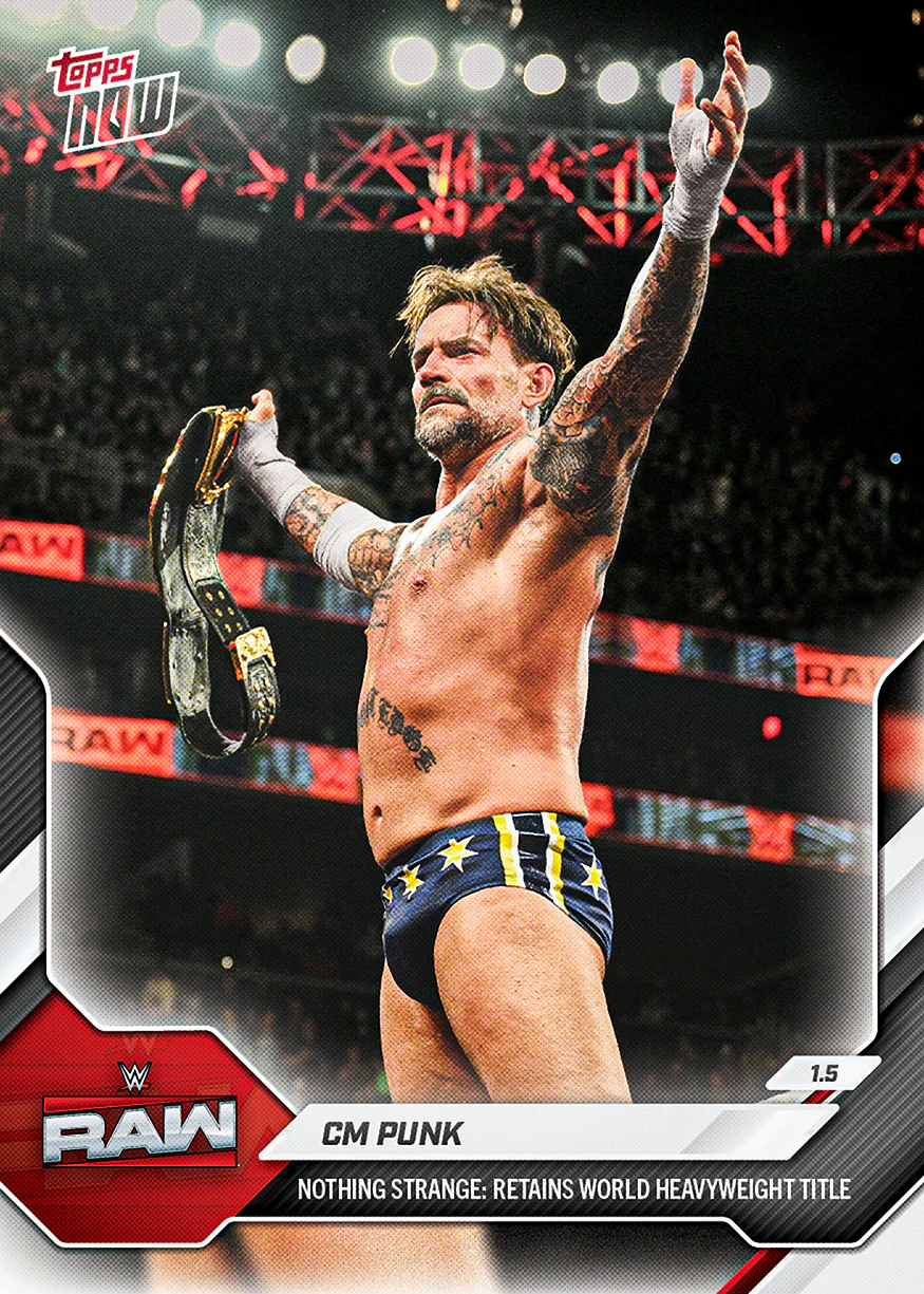 2026 WWE Topps NOW #6 CM Punk