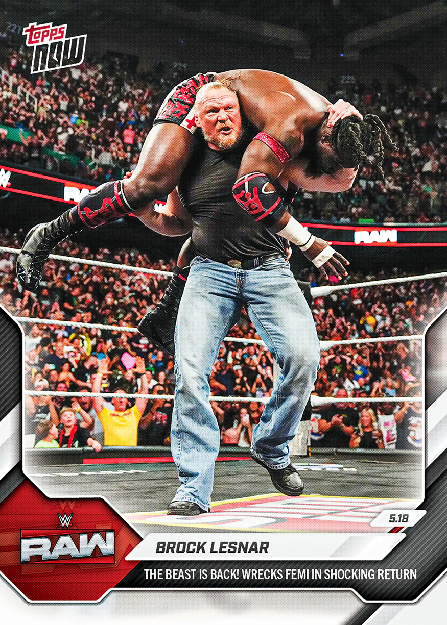 2026 WWE Topps NOW #60 Brock Lesnar
